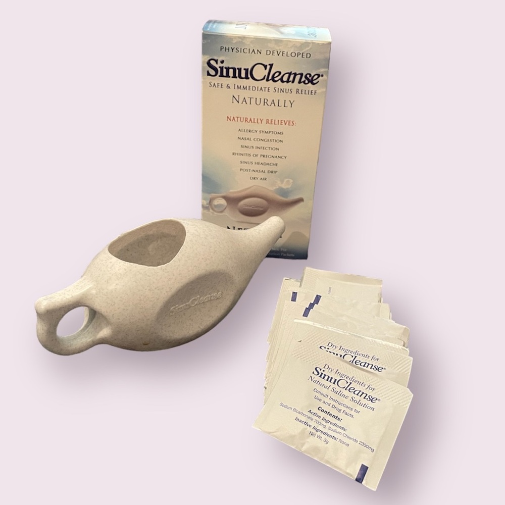 5 for $15 SinusCleanse Neti Pot & Saline Solution Sinus Rinse Refill Packets